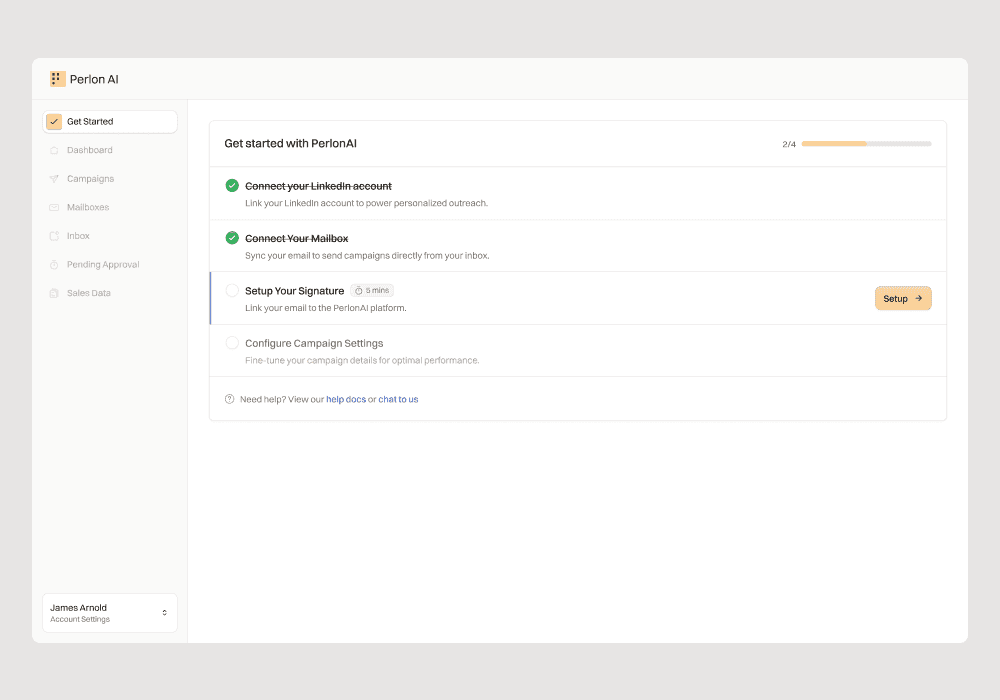 Colorful document review interface with gradient background and card layout